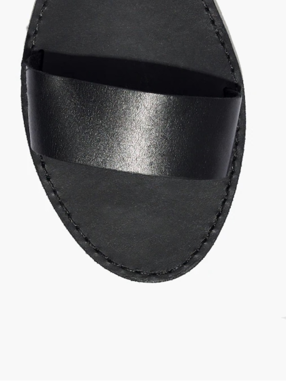 Madewell Boardwalk Ankle Strap Sandal Black Sz 9 - Picture 3 of 13